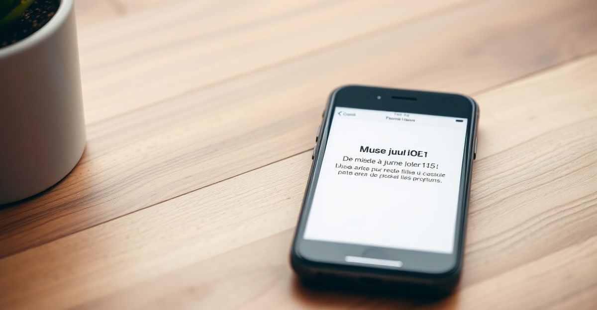 Compatibilité technique : iOS 15.1 comme prérequis